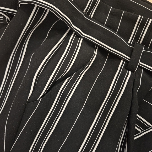 New Look black stripe tapered trousers - Picture 6 of 7